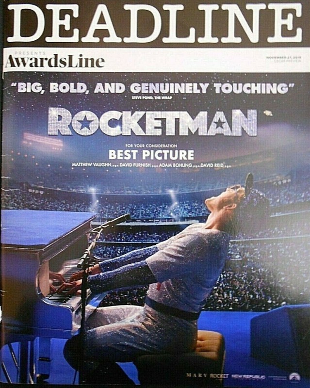 DEADLINE MAGAZINE AWARDSLINE ROCKETMAN November 27, 2019