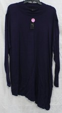 WORTHINGTON LADIES PREMIER PURPLE SLANT CUT PULLOVER SWEATER DRESS SIZE XXL NEW