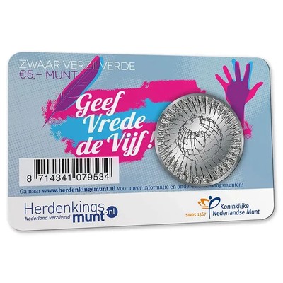 Coffret Pays-Bas 6 Pièces 5 Euro Argent 2013 - 300 Ans Traité D'Utrecht BE CPS