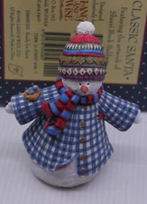1998 READY FOR SNOW SNOWMAN FIGURINE, SHERRI BUCK BALDWIN, LANG & WISE, 1st ED