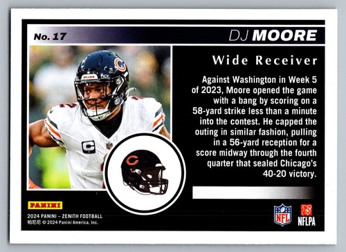 2024 Panini Zenith Football Retail Base 1-200 Pick your card - Picture 37 of 277