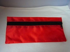 Schlamper Tasche Etui Rot Reißverschluss