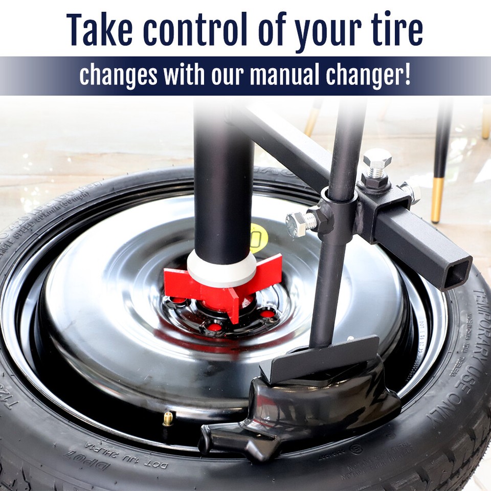 22" Manual Tire Changer Upgrade Kit With Duck Head & Cone – Fits Harbor Freight Changers 8 thumbnail image