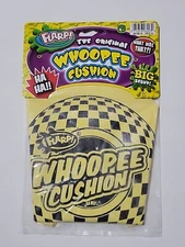 ONE Classic WHOOPEE WHOOPI CUSHION 6" x 9" farting Yellow Gassy Gag Joke  NEW