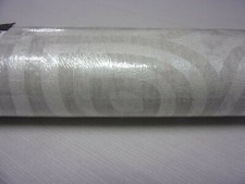 3 Rollen Titanium, Vliestapete,Azteken,Vintage,Creme,Silber 32737-3-6A