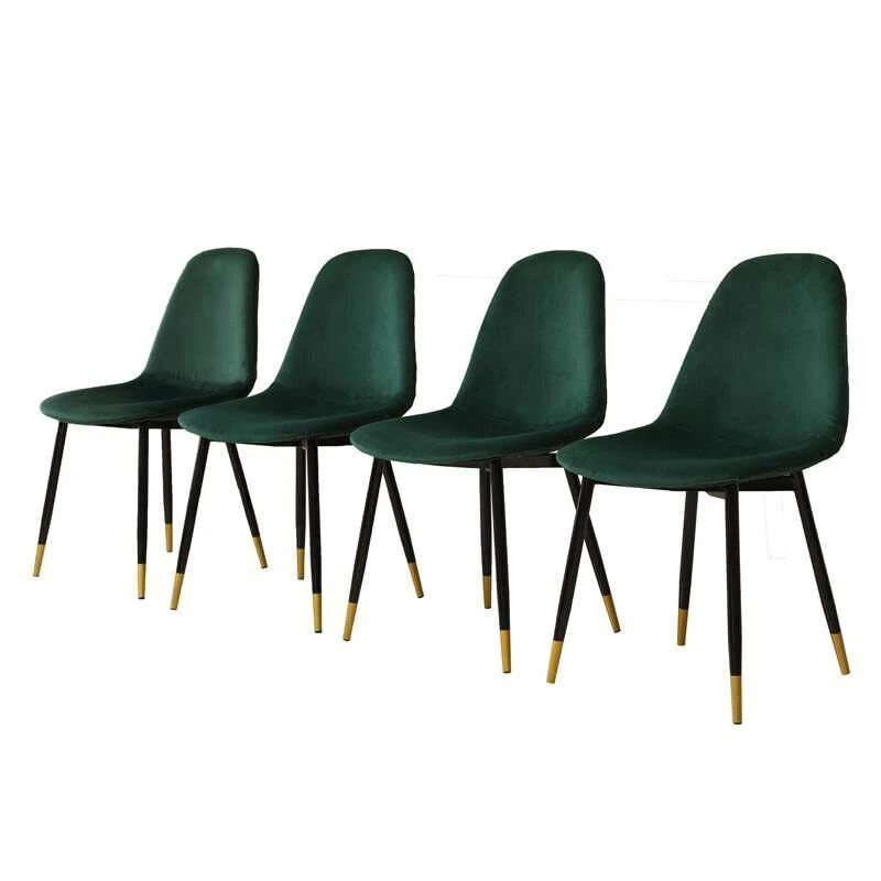 Roundhill Furniture Lassan Contemporary Fabric Dining Chairs Set