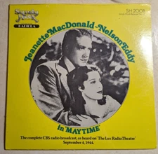 Jeanette MacDonald & Nelson Eddy in Maytime LP 1944 Lux Radio Theatre Sealed