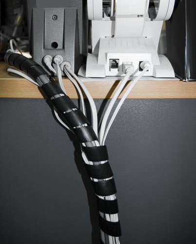 Kabel organizer Spiraal 3m Afdekking voor kabels (20,4 * 22 mm) MCTV-687S - Afbeelding 5 van 5