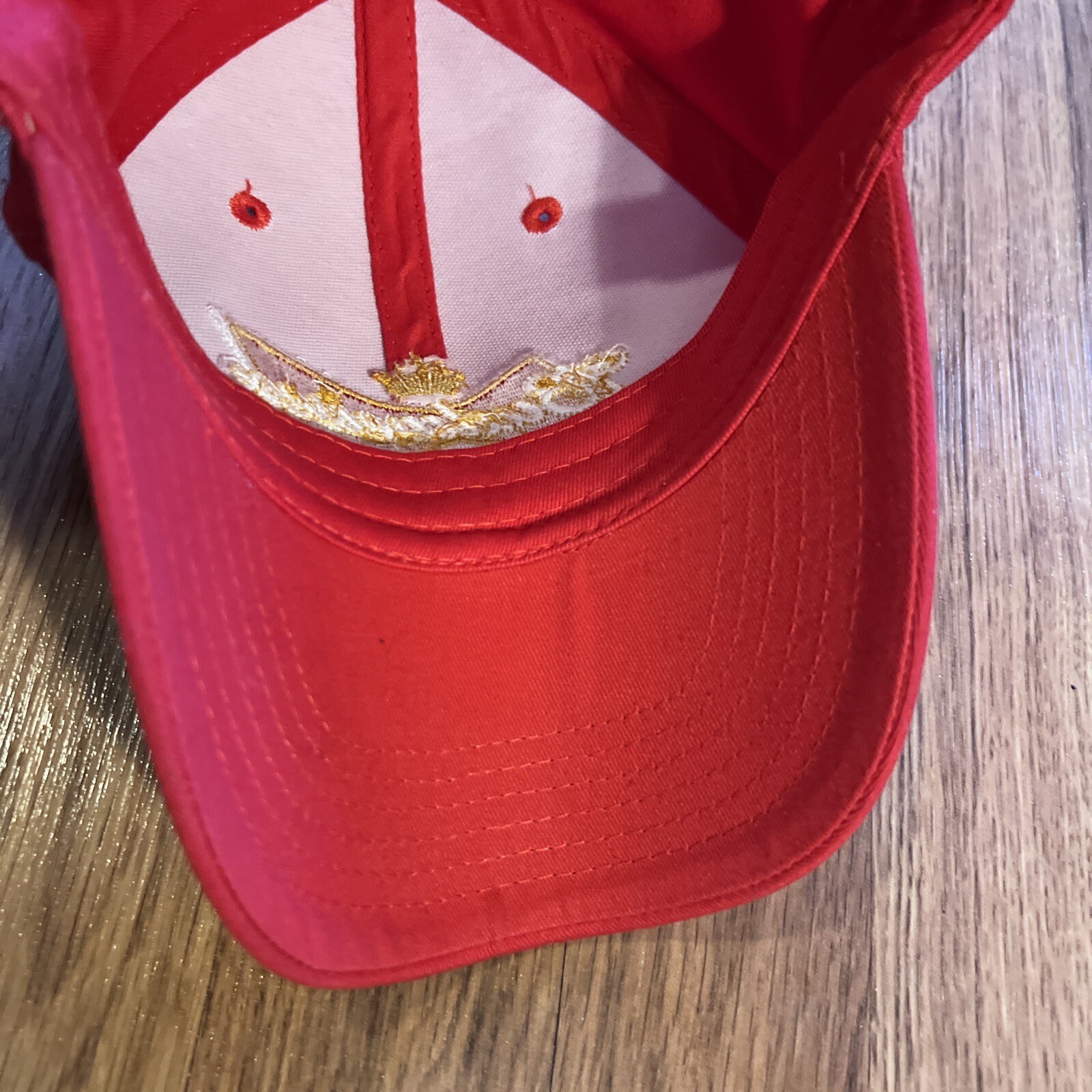 Red Budweiser baseball cap - image 4