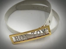 Boy Toy Belt Buckle with FREE Belt Same Day Shipping 9 Unique Styles