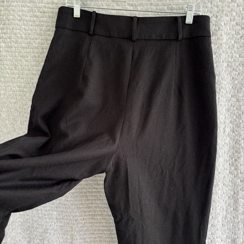 Morrison Womens Stretch Wool High Waist Bootcut Ankle Pants Black 25 inch Leg 3 - Picture 8 of 12