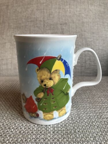 Roy Kirkham Playtime Teddy Fine Bone China Collectable Mug - Rainy Day - Picture 1 of 5