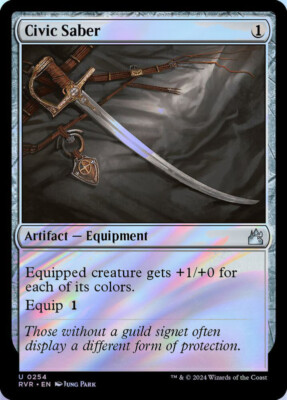 Civic Saber 0254 MTG RVR NM Foil