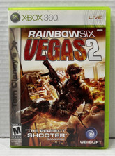 Tom Clancy's Rainbow Six Vegas 2 (Microsoft Xbox 360, 2008, 2-Discs) w/ Manual