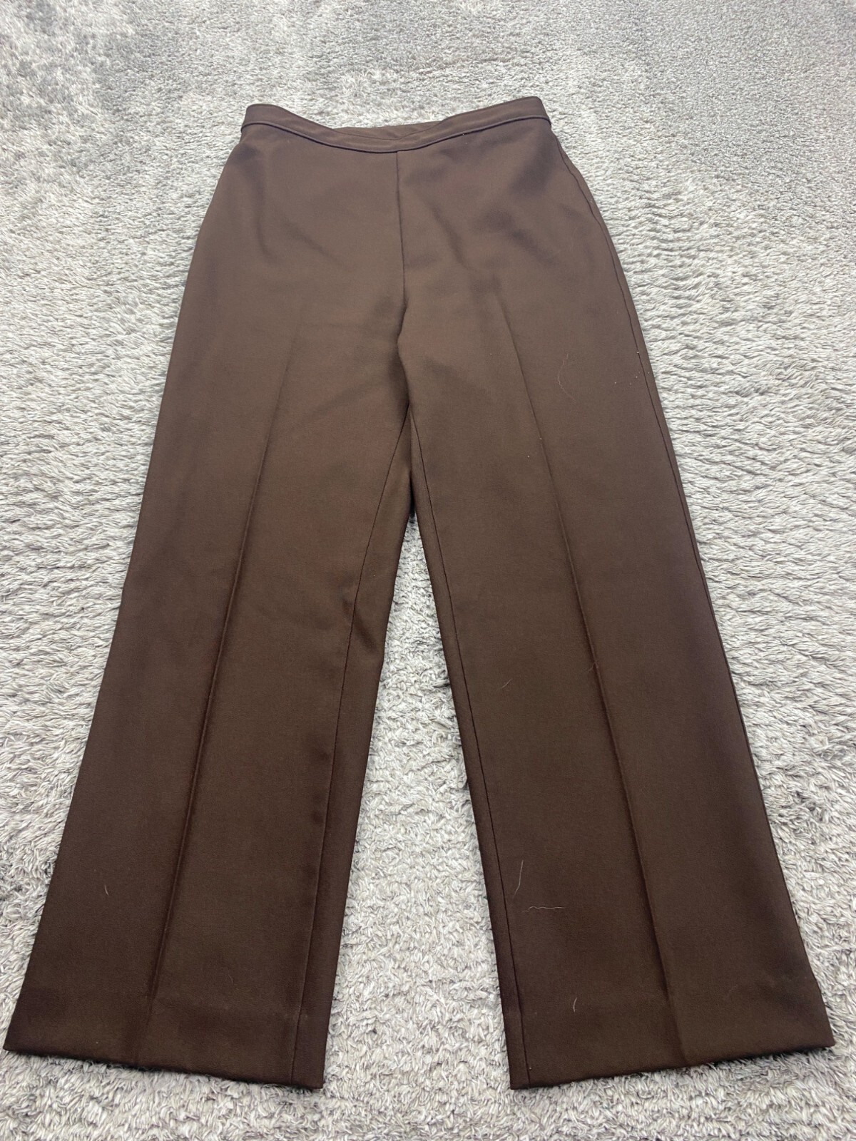 Vtg Levis 565 Pants Women 16 Brown Pull On Wide Leg Loose Fit Trousers 80s USA