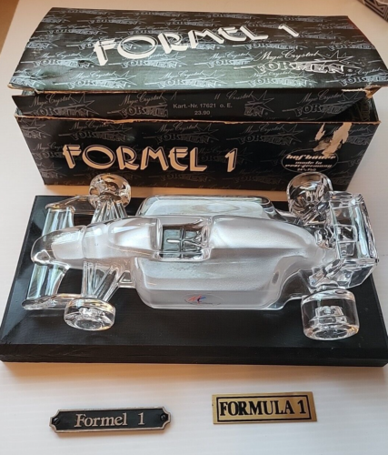 Formule 1 voiture en cristal magique - poids en papier avec support et boîte - Allemagne de l'Ouest - Photo 1 sur 7