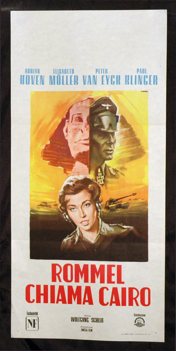 Locandina di Rommel chiama Cairo (1959)