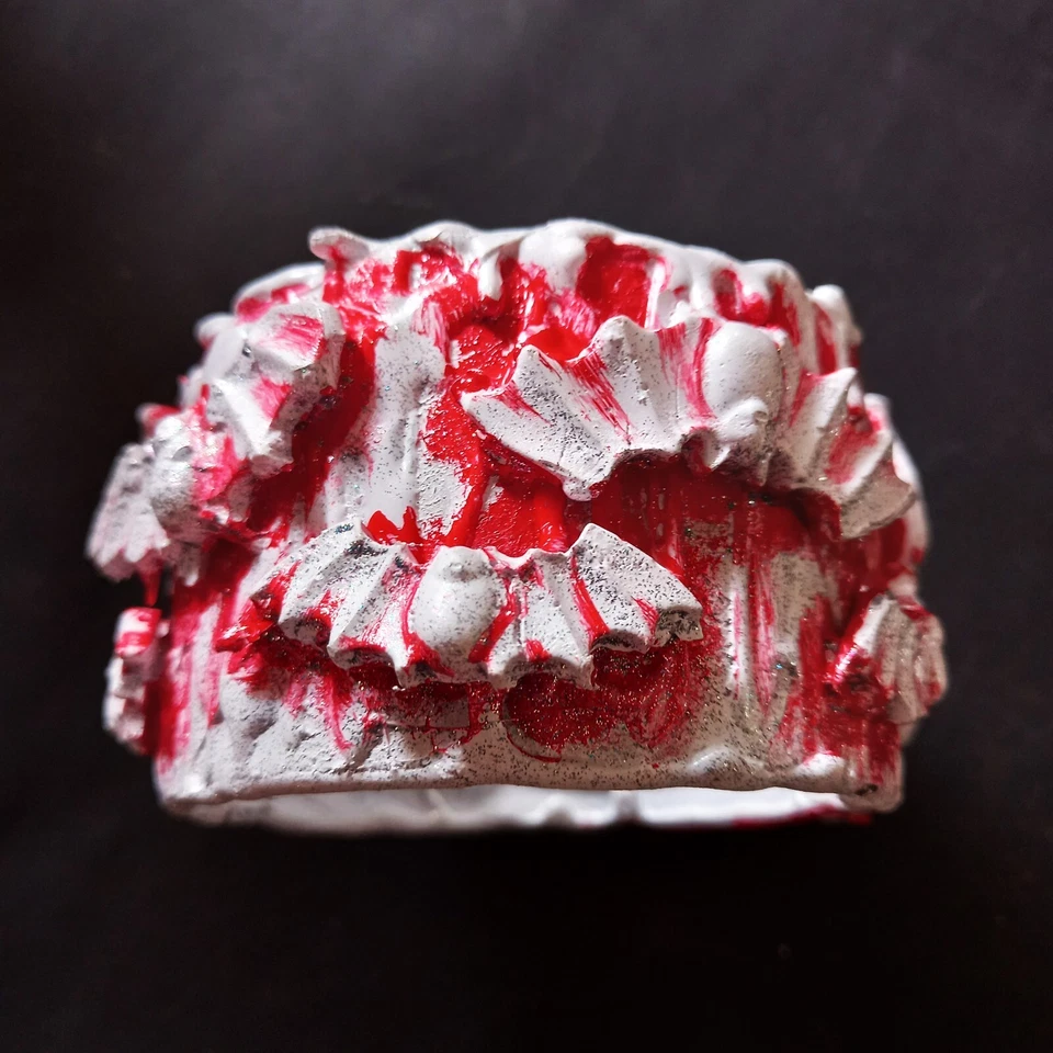 joyería mujer pulsera sólida brazalete marca de lujo original moda vampiro gótico rojo Foto 4 de 4