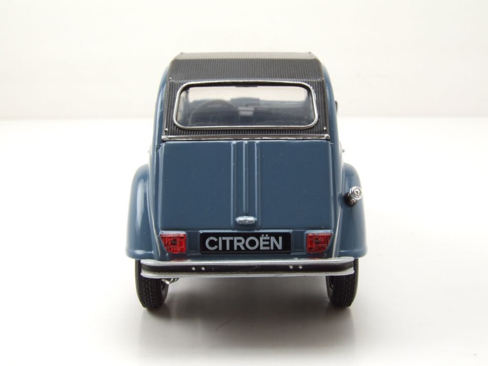Citroen 2CV Ente 1982 blau Modellauto 124 Welly