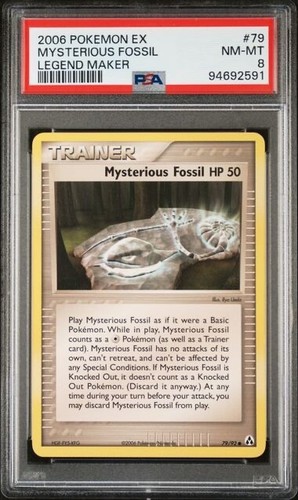 Mysterious Fossil graded PSA 8 for sale on eBay