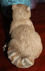 VTG MCM Marty Sculptures Vermont Raccoon figurine - detailed 4" Human Hand/Feet! — photo 4