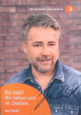 Jan Cizek Hand Signed Autograph Card - BARES FOR RARES (ZDF)