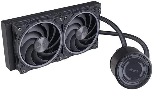 Akasa 240mm / 360m ARGB Liquid CPU Cooler Dusk Black & White AM4/AM5 LGA 1700 - Image 4 of 4