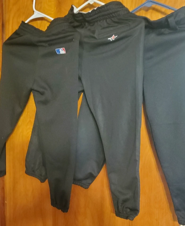 BASEBALL YOUTH Large BLACK 3 PANTS GOOD CONDITION - Image 4 of 4