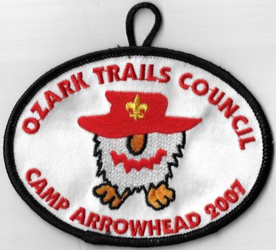 2007 Camp Arrowhead Ozark Trails Council BLK Bdr. [X-1425]