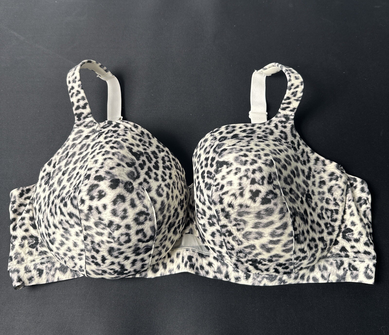 Cacique 50DDD Leopard Cheetah Smooth Lightly Lined Ba… - Gem