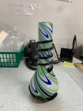 american brilliant cut glass vase