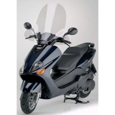 Pare-Brise Fabbri Transparent Exclusif Pour Yamaha 150 Yp Majesty 1998-2000 - Photo 1/2