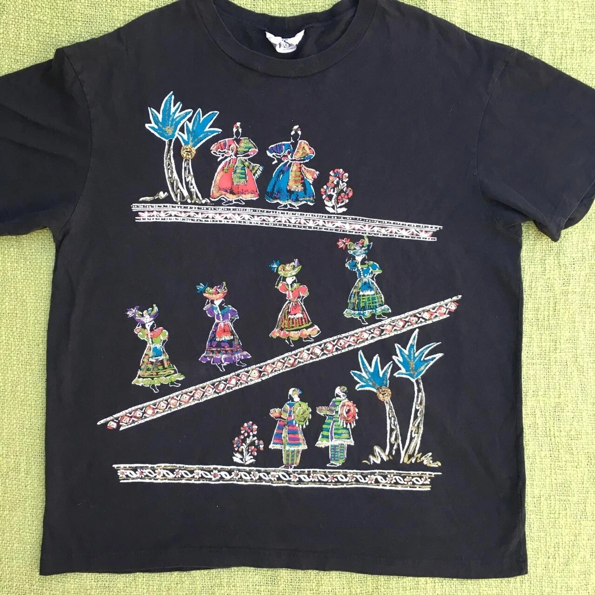 Vintage 90s Art Painted T-shirt xl
