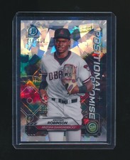 KRISTIAN ROBINSON 2021 BOWMAN CHROME POSITIONAL PROMISE ATMOIC REFRACTOR 055/150
