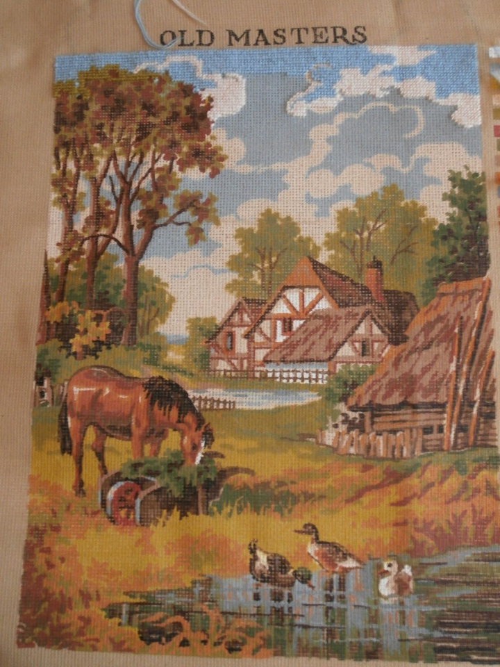 Vintage Tapestry Kit Old Masters Frederick Herring Country Scene