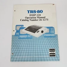 Vintage Original Radio Shack TRS-80 DMP-110 Printer Operation Manual 26-1271