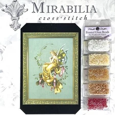 Wichelt Nora Corbett Mirabilia cross stitch chart MD67 OOP Woodland Fairie MD-67