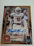 2025 Malik Muhammad20/50 1st Bowman University Chrome Gold Shimmer Auto BCA-MMU