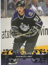 2008-09 Upper Deck Young Guns #222 Oscar Moller - Rookie Card. rookie card picture