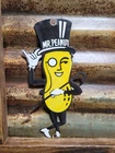 VINTAGE PLANTERS PEANUTS PORCELAIN SIGN OLD NUT SNACK FOOD MR. PEANUT DIECUT