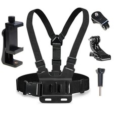 Mobile Phone Chest Strap Mounting Holder First Angle Video Record live
