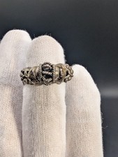 Artisan Handmade Sterling Silver Wire Wrapped Statement Ring Size 6.5 - 6.5g