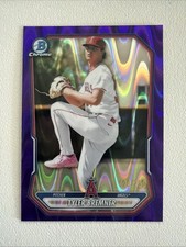 2026 Bowman Baseball Chrome Purple Lava Refractor /250 Tyler Bremner Angels