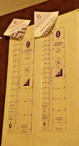 2 MARTI MITCHELL MY FAVORITE LOG CABIN RULERS NWT 1-1/2