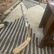 Stephane Richer Montreal Canadiens Signed Chimo Game Used Stick