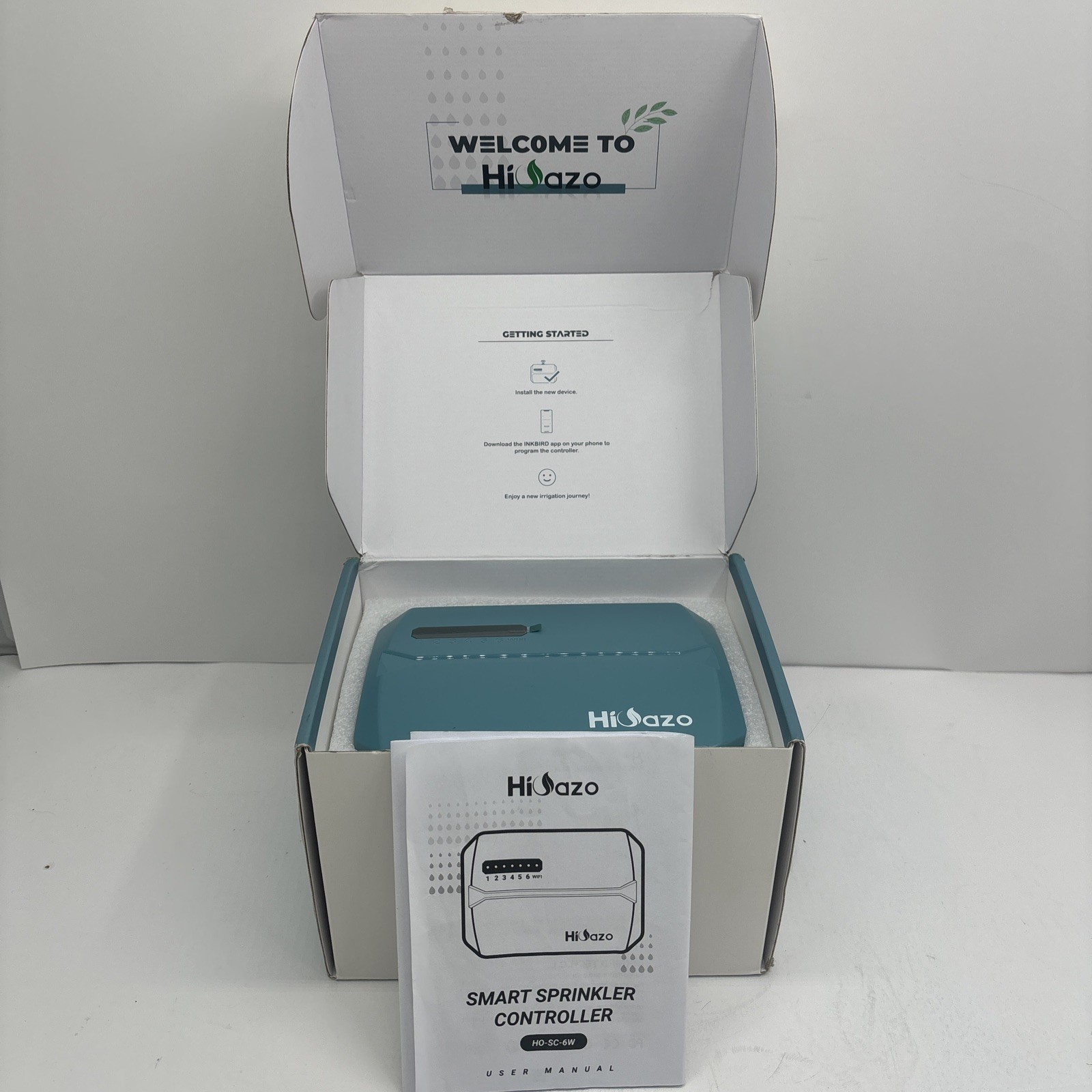 HiOazo HO-SC-8W Smart Indoor Sprinkler Controller 8 Zone WiFi Irrigation System