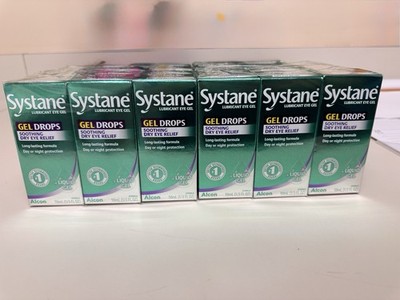 EXP 7/27 +! 6 Box Systane GEL DROPS Dry Eye 10mL Day Night free shipping
