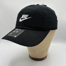 Nike Black Club Cap Size M/L White Futura Logo FB5368-011