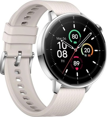 OnePlus Watch 3 43mm Silver Stainless Steel (GPS) w/ White Sport Band - NEW !!