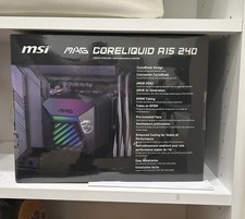 MSI MAG Coreliquid A15 240 Black- AIO ARGB Liquid Cooling - 240mm Radiator -